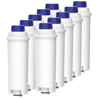호환용 DeLonghi 커피 기계용 워터 필터 ECAM Eletta Dinamica DLSC002 Magnifica ETAM Autentica 및 다양한 모델용, 01 10PCS