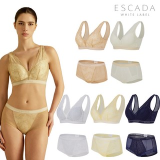ESCADA 에스까다 EWBP001 노와이어 런닝스타일 브라팬티 세트