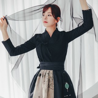 생활한복 수설화 기품 장저고리