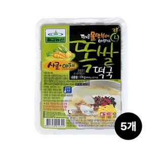 칠갑농산 똑쌀떡국 174g, 5개