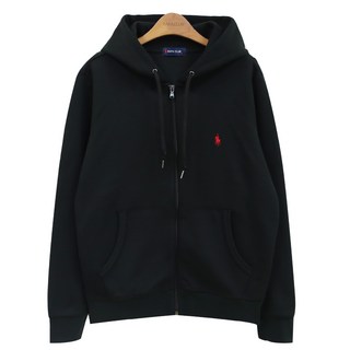 라파클럽 남녀공용 특양면 후드 집업 긴팔 티셔츠