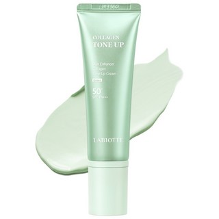 [홍조피부/선케어] 라비오뜨 스킨 인핸서 콜라겐 톤 업 크림 그린, green, 40ml, 1개