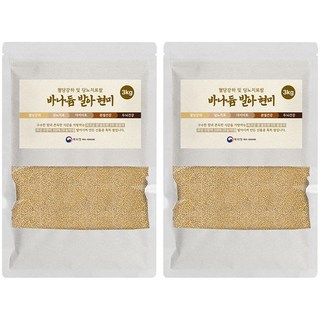 당티미 무농약 바나듐 발아 현미 혈당 강하 당뇨치료쌀, 3kg, 2개