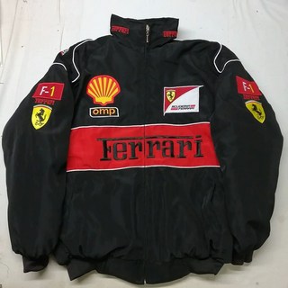 자켓 레드불자켓 라이딩 오토바이 캐주얼 겨울 바람막이 F1, 블랙 쉘 코튼 재킷 (10도 정도의 날씨에 적합)