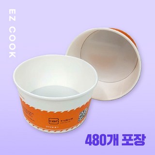 종이용기(이지쿡 IH5600 라면조리기 전용) 한강라면, 480개, 1200cc