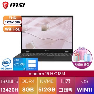 MSI 모던 15 H C13M win11