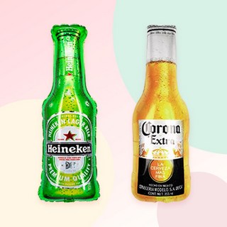 [파티지] 샴페인풍선 맥주 맥주잔 병맥주 피자 여름 풍선, B_C_대형풍선_병맥주_하이네