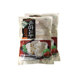 고기가 없는 웰빙 채식 비건 냉동 만두 김치 손만두, 1.4kg, 2개