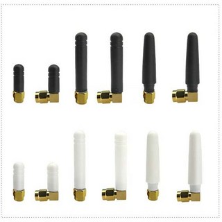 Wifi PC 안테나 3dbi RP SMA 골드, 1. 직각형, 2. 블랙, 1. 27mm, 1개