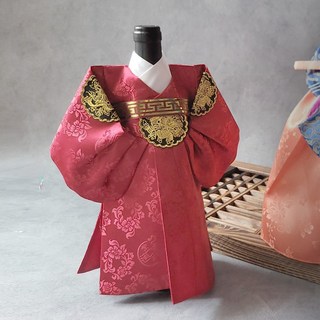 한국 전통 한복 와인커버