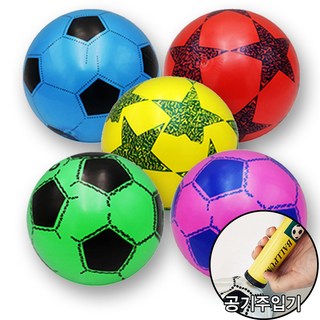 UB toy 축구탱탱볼 실내공놀이 에어, 5개, 5종류골고루