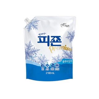 피죤 섬유유연제 리필 블루비앙카 2.1Lx4개, 2.1L, 4개