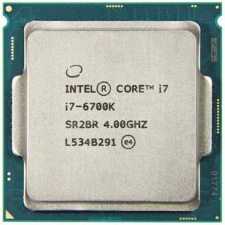 CPU PC 컴퓨터 프로세서 인텔 코어 i76700K 쿼드 4.0GHz 8MB Cache LGA1151 SR2L0