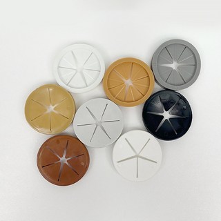 리빙올데이 고무 전선캡 68파이 원형 덮개 구멍 마개 홀캡 전선정리, 오크(신형), 1개