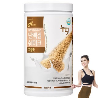 뉴핏 투에니포 뉴트리 다이어트 쉐이크 곡물맛, 600g, 1개