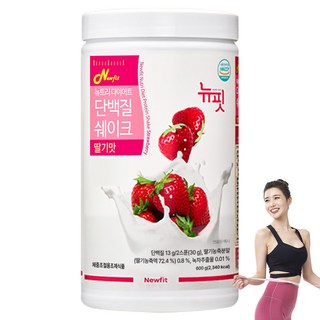 뉴핏 투에니포 뉴트리 다이어트 쉐이크 딸기맛, 750g, 1개