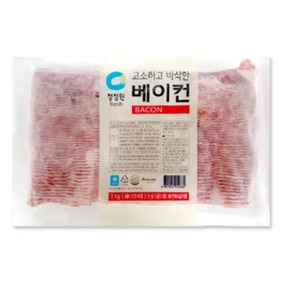 청정원 고소하고 바삭한 베이컨, 1kg, 6개