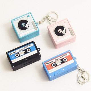 [레트로 턴테이블 디자인 버즈 케이스 이미지]