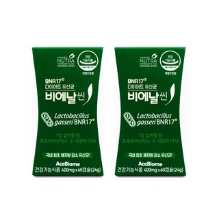 김희선유산균 BNR17 비에날씬 모유유산균 장건강 체지방감소 60캡슐, 60정, 2박스