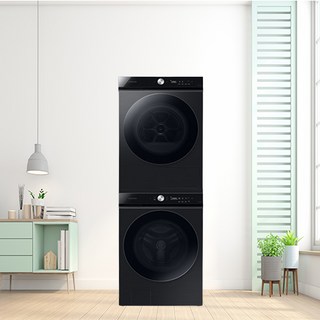 삼성전자 BESPOKE 그랑데AI 세탁기 WF25B9600KV 25kg + 건조기 DV20B9760CV 20kg 직렬설치 패키지 방문설치, 블랙 캐비어, WF25B9600KV(세탁기), DV20B9760CV(건조기)
