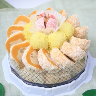 [떡집닷컴] 호박두텁 떡케익1호 (1.1kg), 1.1kg, 1개