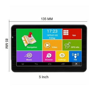 KMDRIVE 안 이드 쿼드 코어 자동차 GPS 내비 션 Sat na AV IN 블루투스 와이파이 FM 송신기 번들 지도 5 7 16GB, 1GB 16GB With Camera, 1개