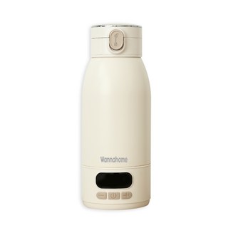 워너홈 휴대용 분유포트 아이보리 2시간 완충 급속충전 500ml