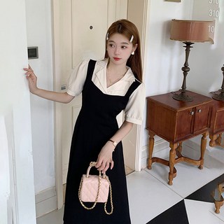 Ethel 여름 원피스 블랙 빅 사이즈 린넨원피스