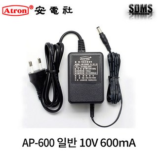 안전사 일반아답터 AP-600 6V 600mA, 1개