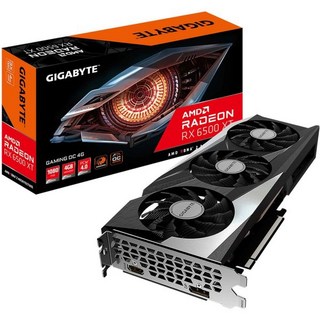 GIGABYTE Radeon RX 6500 XT Gaming OC 4G 그래픽 카드