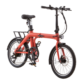 LEHE 르헤S3 접이식 출퇴근 배달 전기자전거 20인치 36V 10Ah, 레드