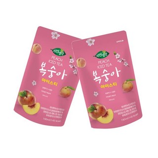 희창-복숭아아이스티파우치190ml(10입) x5, 50개, 190ml