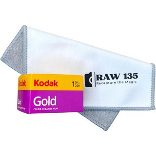 카메라 필름 소모품 악세서리 일회용 촬영 Raw135™의 35mm 롤 색상 골드 200 - 극세사 타월 36 Exp x 1, 카메라 필름 소모품 악세서리 일회용 촬영 Raw135™, 1개