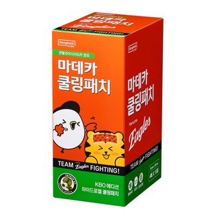 동국제약 마데카 쿨링패치 KBO에디션 4매*10개입 열냉각시트패치 아이스쿨패치 쿨시트 쿨링패치 야구장필수템, 40개