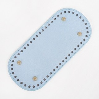 털실나라 메탈릭 소꼬발 일체형 가방바닥, 타원형 22x10cm, 스카이, 1개, 스카이