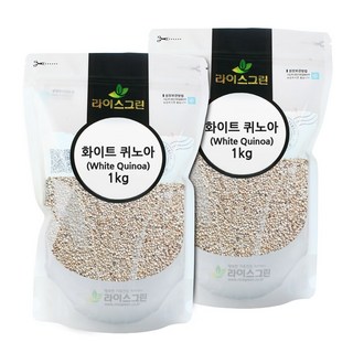라이스그린 화이트 퀴노아 1kg, 2개