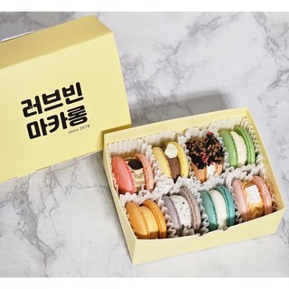 [러브빈마카롱] 수제 마카롱 개별포장 8개입 스승의날 어린이날 단체주문, 세트 2번, 1세트
