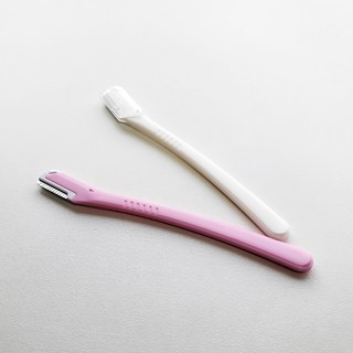 2P 일자형 눈썹칼 눈썹정리 눈썹면도기 눈썹수정칼 눈썹다듬기, 2개