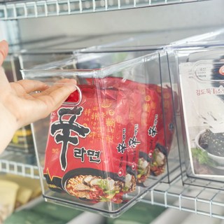 주앤지 적층식 슬라이딩 팬트리 서랍 정리함 3L, 투명, 1개