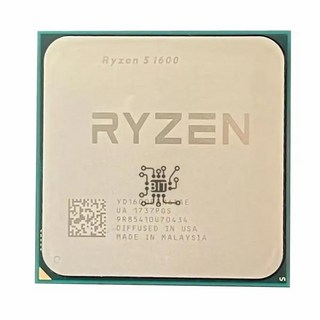 AMD Ryzen 5 1600 R5 1600 3.2 GHz 6 코어 CPU 프로세서 YD160BBBM6IAE 소켓 AM4 라이젠 중고 씨피유 쿨러 미포함