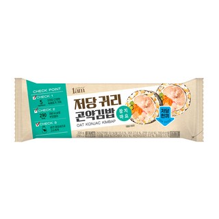 [1am] 저당 귀리 곤약김밥 참치마요, 6개, 220g
