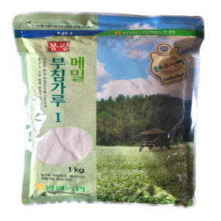 메밀 부침가루 봉평농협 국산 메밀사용 강원도 봉평, 1kg, 1개