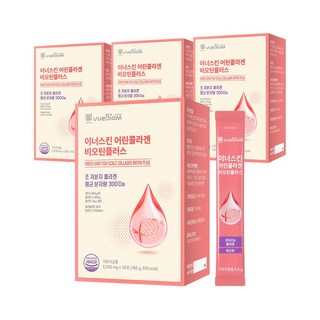 [서울대 위바이옴] 이너스킨 어린콜라겐 비오틴 플러스 피쉬콜라겐 3300mg, 150g, 4개