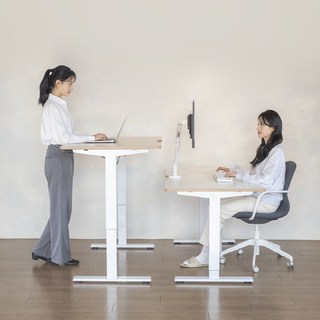 핏쳐 E1 PLUS 커스터마이징 전동식 모션데스크, 블랙, 1600mm, E1 플러스 블랙
