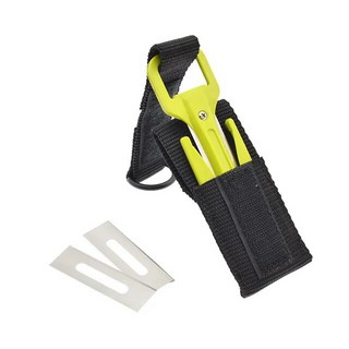 스쿠버 다이빙 커팅 블레이드 라인 커터 다양한 색상 사용 가능 휴대용 수중 시컨트, Yellow, 1개