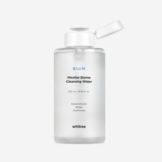(유통기한 25.10.19) 화이트리 비움 미셀라바이옴 클렌징 워터 500ml / 갈락토미세스 비피다 원푸시타입, 1개