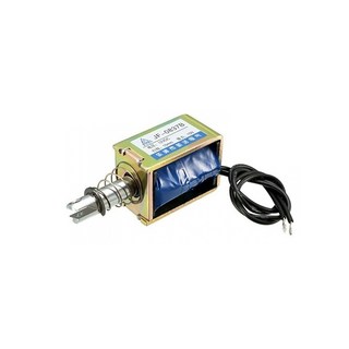 makePCB P152 솔레노이드 JF-0837B 전자석 Solenoid 푸쉬 풀 타입 오픈 프레임 DC12V DC24V, P152 JF-0837B DC24V