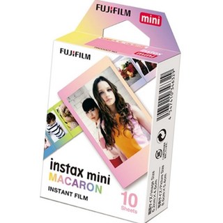 후지 인스탁스 디자인 미니필름 마카롱10매 사용 모습