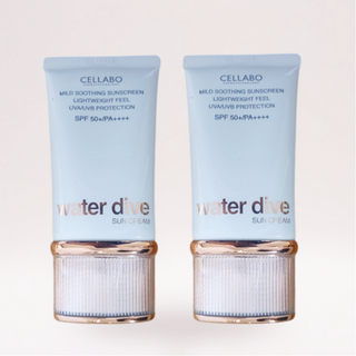 셀라보 스킨케어 선크림 워터다이브 투명광채, 2개