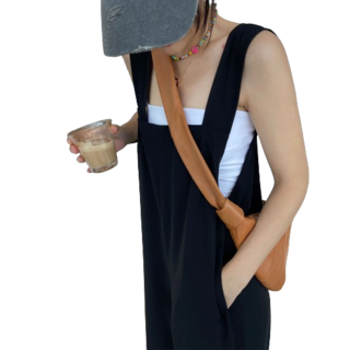 티티웍스 편안한 민소매 와이드팬츠 점프수트